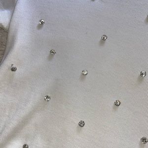 rhinestone tee